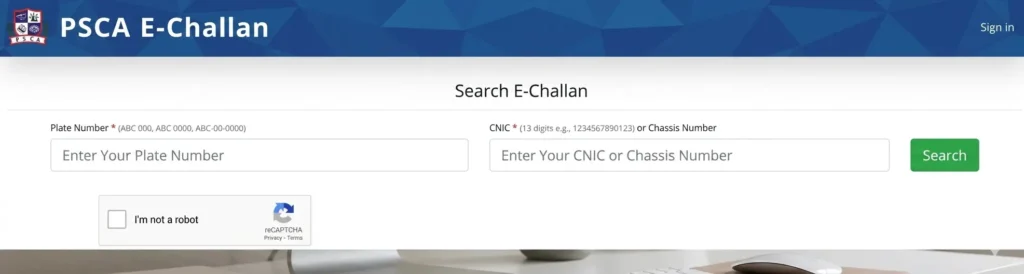 E-Challan Check 2 e challan check punjab